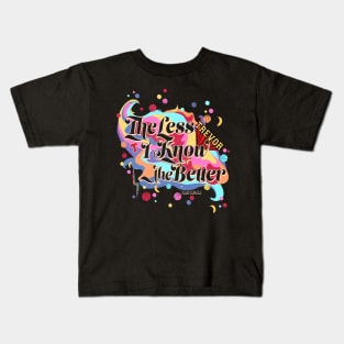 The Less I Know the Better by Tame Impala Kids T-Shirt